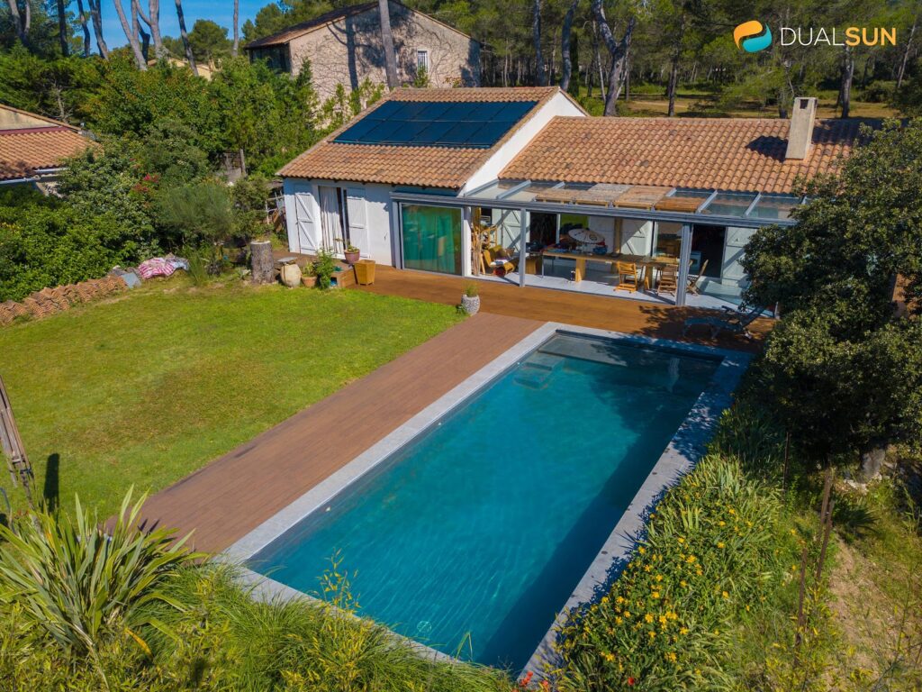 panneaux solaires DualSun - chauffage piscine Cabriès (1)