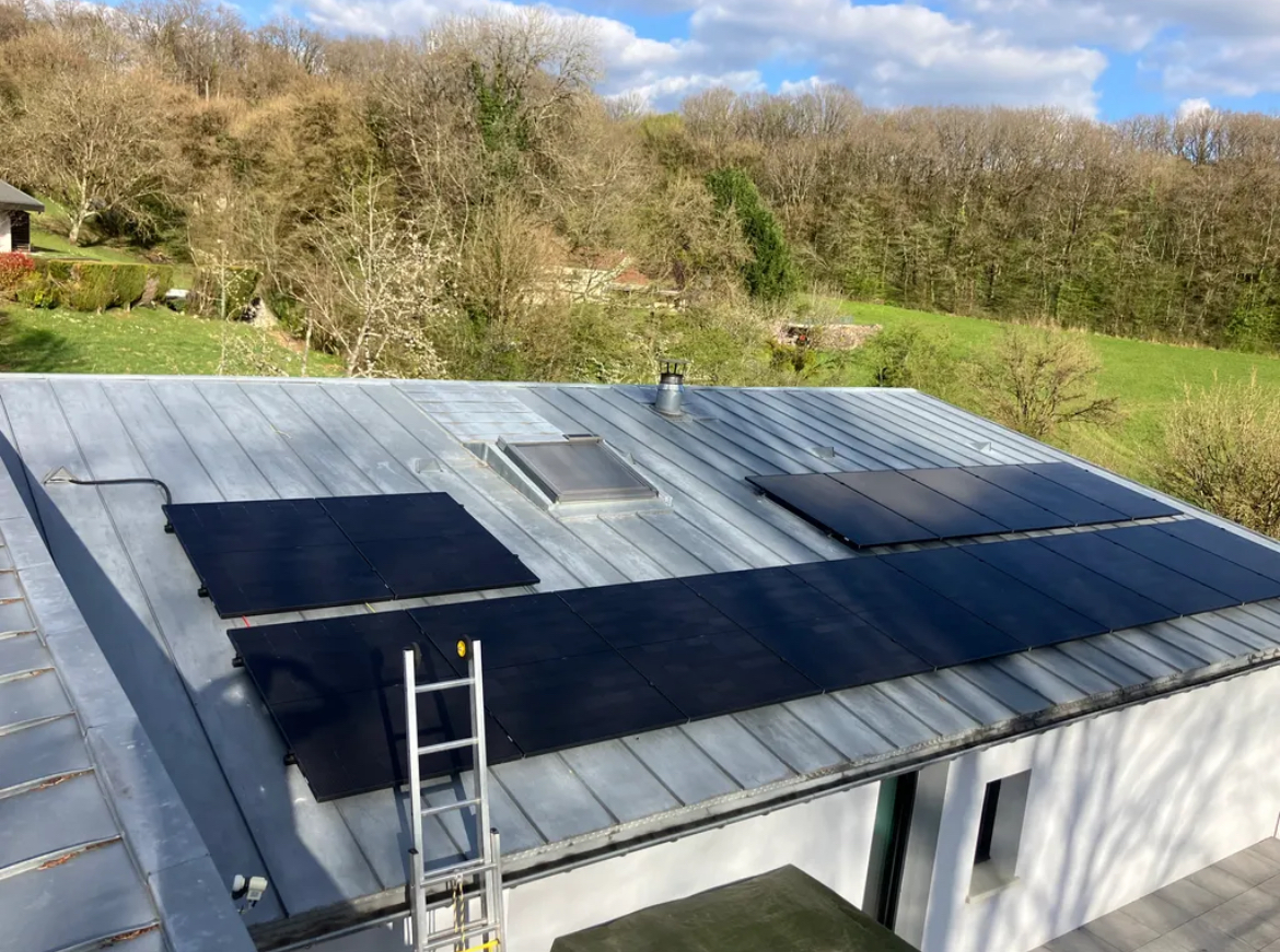 pose panneaux photovoltaïques maison