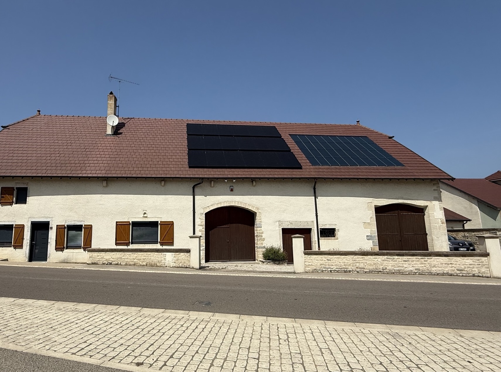 Installation photovoltaïque à Jallerange dans le Doubs