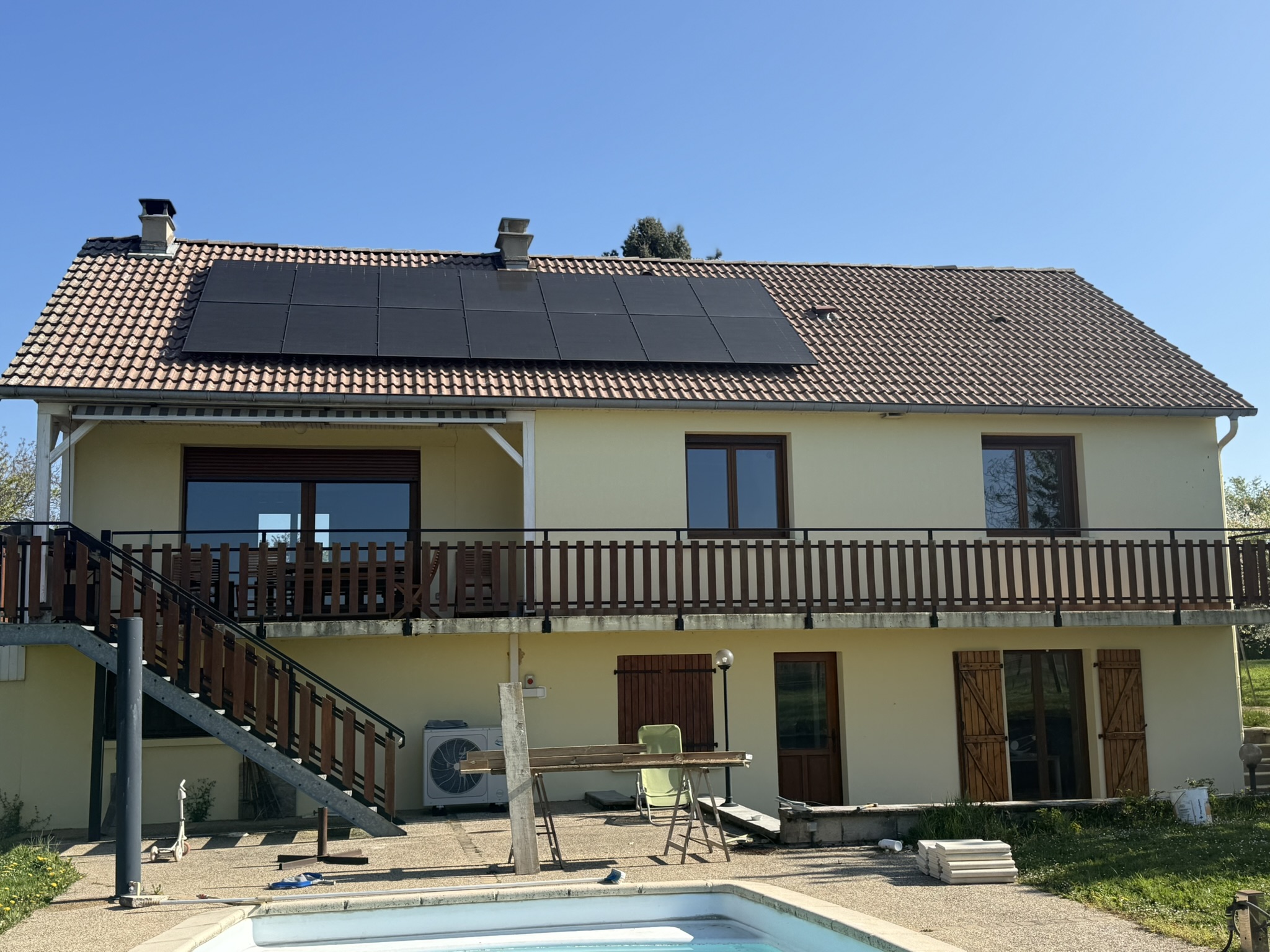 pose panneaux photovoltaïques maison