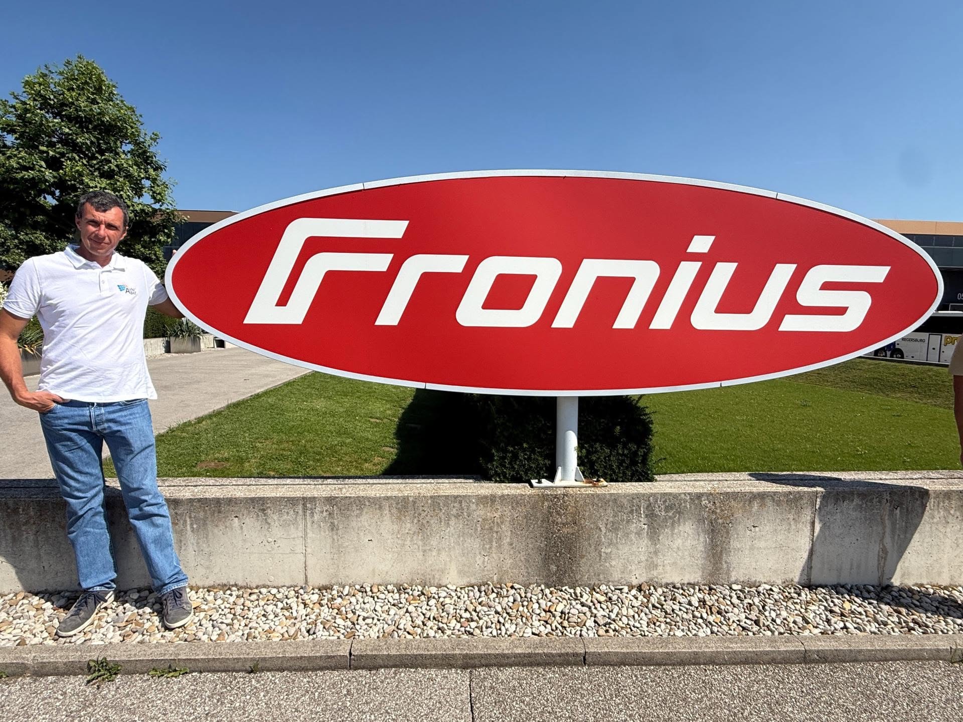 Lionel visite fronius en autriche